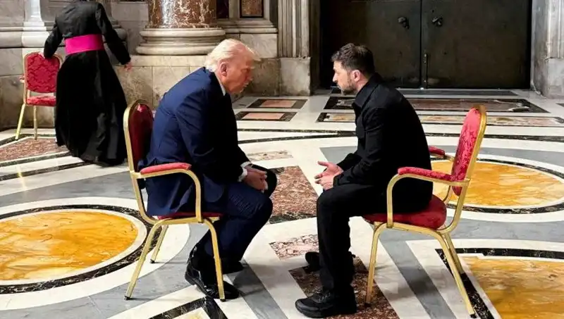 Zelenski, Trump ile İlişkisini Vatikan'daki Görüşme İle Değerlendirdi