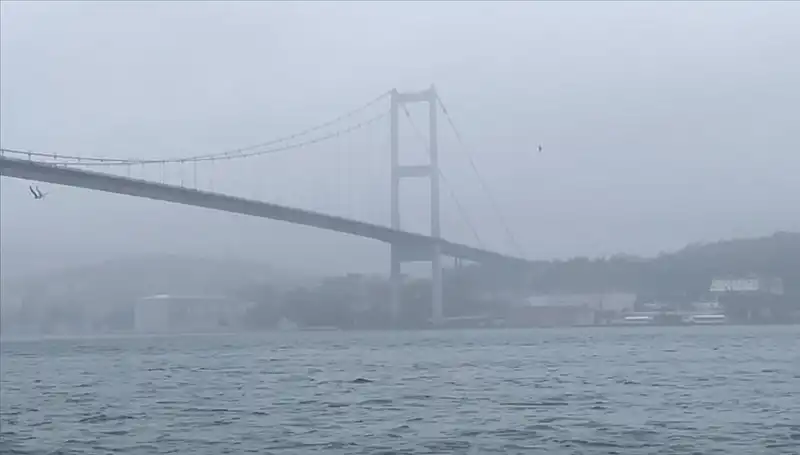 İstanbul Boğazı'nda Gemi Trafiğini Olumsuz Etkileyen Sis