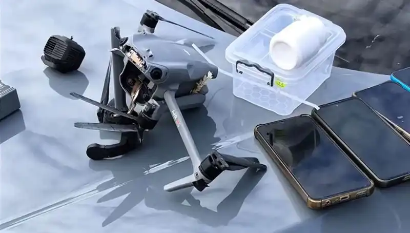Uyuşturucu Sevkıyatında Dron Kullanımı: Güvenlik Güçleri Dronu Düşürdü